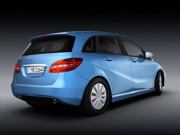 3d mercedes car model - Mercedes B Class (2012) by Swan3DStudios